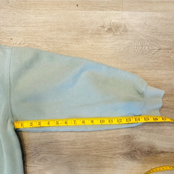 Mint Colored Oversized Crewneck Sweatshirt Women’s Large - Picture 5 of 8